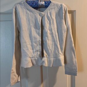 Carter's Cream Knit Button Up Cardigan 5T 100% cotton